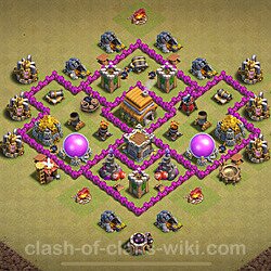 Base plan (layout), Town Hall Level 6 for clan wars (#1807)