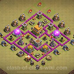 Base plan (layout), Town Hall Level 6 for clan wars (#1809)