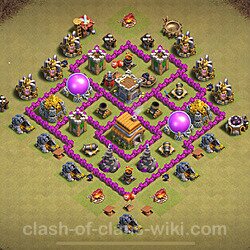 Base plan (layout), Town Hall Level 6 for clan wars (#1810)