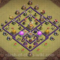 Base plan (layout), Town Hall Level 7 for clan wars (#1797)