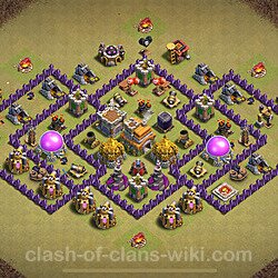 Base plan (layout), Town Hall Level 7 for clan wars (#1800)